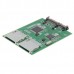 Dual SD Card To 22 Pin SATA Adapter Converter Card