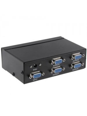 FJ  2504A 4 Port VGA Video Splitter High Resolution 1920 x 1440 Support 250MHz Video Bandwidth