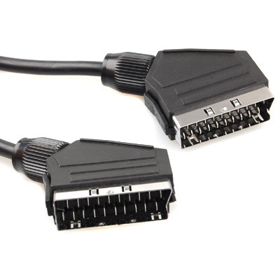 20 Pin SCART to SCART Lead Cable for DVD HDTV AV TV  Cable Length  1 5m