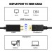 DisplayPort Male to HDMI Male High Digital Adapter Cable  Length  1 8m